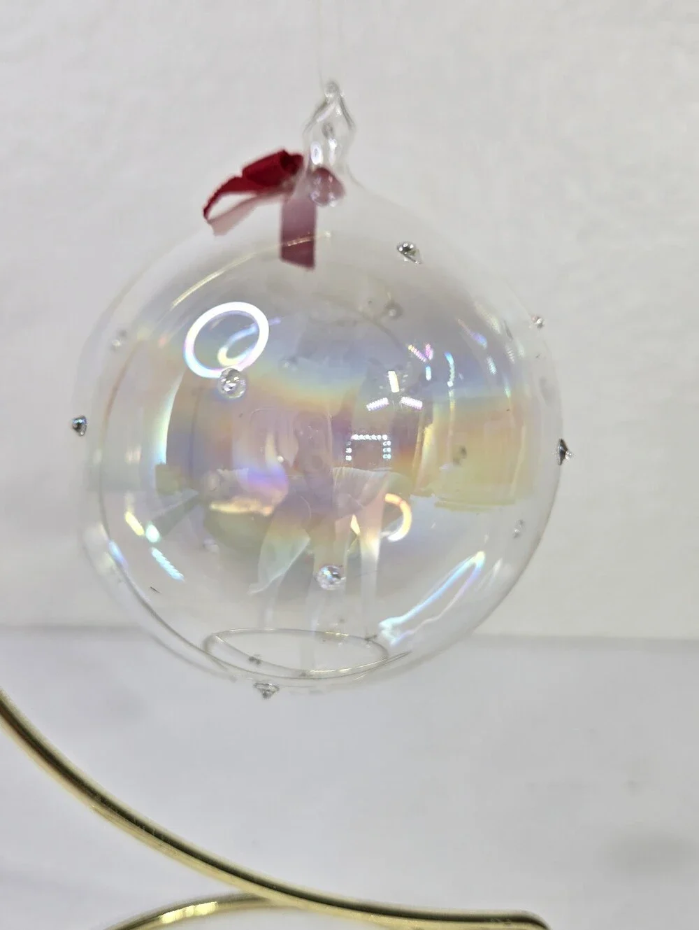 Vintage Nordstrom Crystal Pegasus Ornament Rare Collectible Christmas Holiday